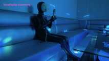 Xiaomeng in Latex Playing Karaoke Water and Sauna Blackout 1