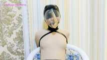 Xiaomeng in Zentai Tickled Breathplay 10