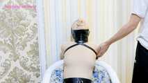 Xiaomeng in Zentai Tickled Breathplay 12